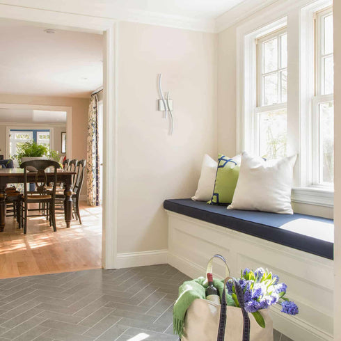 Modern LED Sconce Wall Lighting Indoor 24" Minimalist Industrial White Wall Sconce