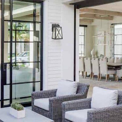 Dusk to Dawn Outdoor Lights Wall Mount Porch Lights Set of 2