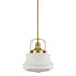 Industrial Pendant Light Fixtures Gold Schoolhouse Hanging Adjustable Light for Kitchen Island