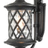 Black Outdoor Wall Lights Exterior Light Fixture Water Glass Shade