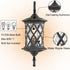 Black Outdoor Wall Lights Exterior Light Fixture Water Glass Shade