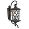 Black Outdoor Wall Lights Exterior Light Fixture Water Glass Shade