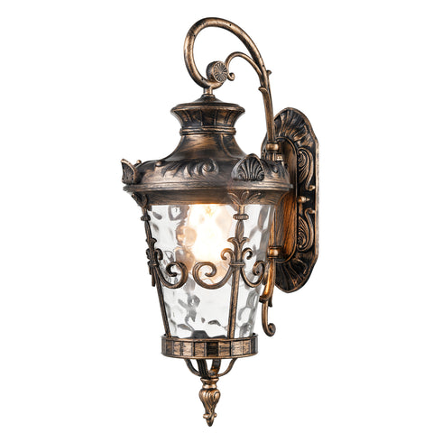 Patio Wall Light Fixture Waterproof Matte Black Wall Sconce