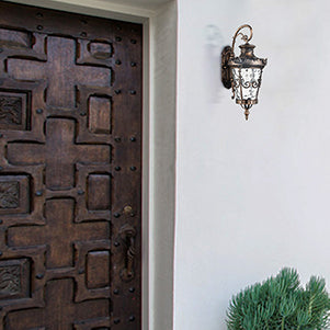 Patio Wall Light Fixture Waterproof Matte Black Wall Sconce