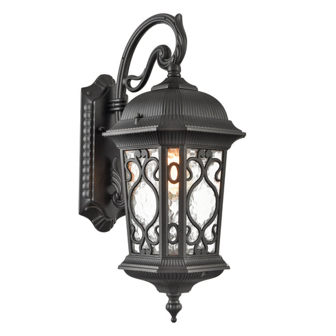 Outdoor Wall Light Fixture Black Exterior Wall Lantern Waterproof