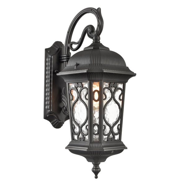 Outdoor Wall Light Fixture Black Exterior Wall Lantern Waterproof