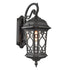 Outdoor Wall Light Fixture Black Exterior Wall Lantern Waterproof
