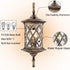 Retro Outside Wall Lights Water Glass Exterior Wall Sconces