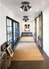 Craco Adjustable Semi Flush Mount Ceiling Light Metal Light Fixture Matte Black