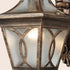 Antique Bronze Outdoor Wall Light Fixture with Water Glass Shade