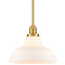 Modern Gold Pendant Light Fixture Kitchen Island with Dome Opal Glass