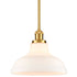 Modern Gold Pendant Light Fixture Kitchen Island with Dome Opal Glass
