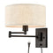 Beige Wall Sconces Plug-in Wall Lamp Swing Arm Wall Lights
