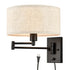 Beige Wall Sconces Plug-in Wall Lamp Swing Arm Wall Lights