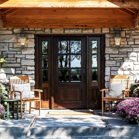 Black Outdoor Wall Lantern Sconce Waterproof Porch Light Fixture