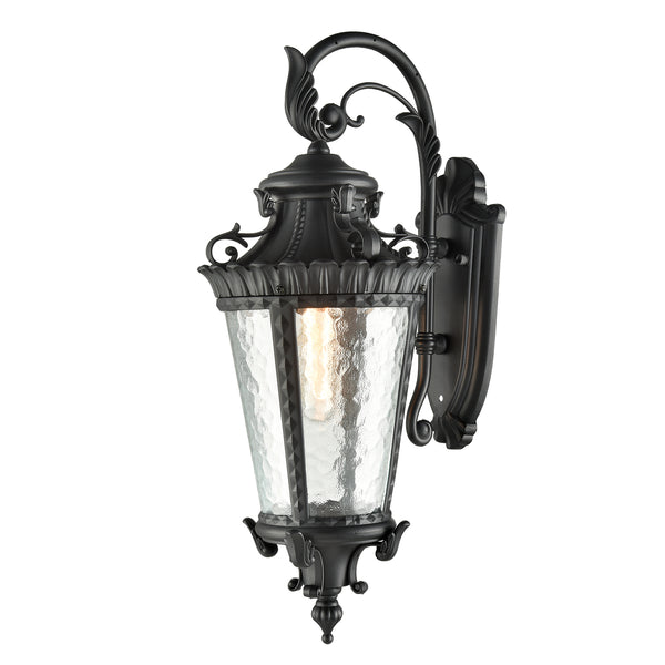 Black Outdoor Wall Lantern Sconce Waterproof Porch Light Fixture
