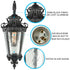 Black Outdoor Wall Lantern Sconce Waterproof Porch Light Fixture