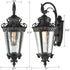 Black Outdoor Wall Lantern Sconce Waterproof Porch Light Fixture