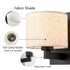 Black Wall Sconce Set of 2 Modern Fabric Shade Wall Lamps Bedroom