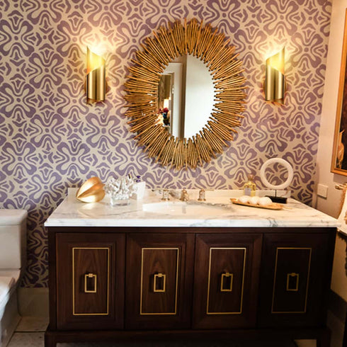 Brass Wall Sconces Sets of 2 Streamline Wall Light Lighting Fixture