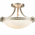 Brushed Nickel Ceiling Light Glass Ceiling Lighting Fixture