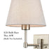 Brushed Nickel Swing Arm Wall Sconces Set of Two Plug in Sconce