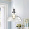 Clear Glass Rustic Kitchen Island Pendant lighting Fixture