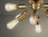 Modern 8-light Brass Sputnik Flush Mount Ceiling Light