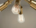 Modern 8-light Brass Sputnik Flush Mount Ceiling Light