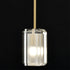 Crystal Pendant Light Fixture Adjustable Hanging Lamp