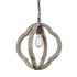 Umbria Distressed Weathered Wooden Globe Pendant Lighting