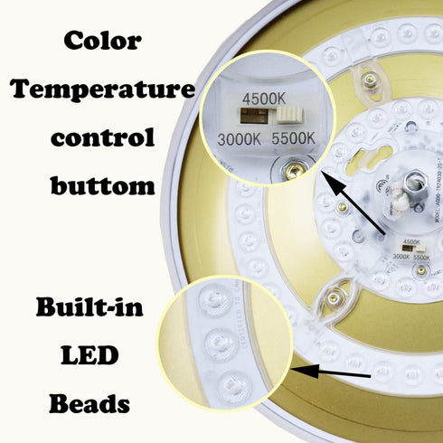 Drum Chandelier Ceiling Light Fixture Brushed Nickle Dimmable LED Light