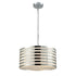 Drum Modern Pendant Lighting Kitchen Chrome Finish