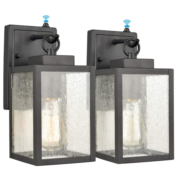 Dusk to Dawn Outdoor Lights Wall Mount Sconce Set of 2