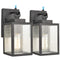 Dusk to Dawn Outdoor Lights Wall Mount Sconce Set of 2