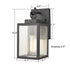 Dusk to Dawn Outdoor Lights Wall Mount Sconce Set of 2