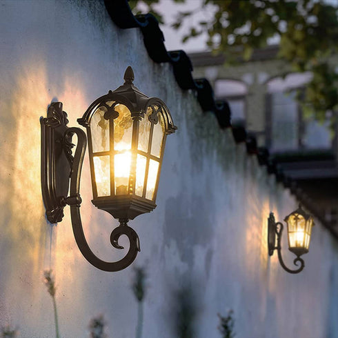 Exterior Porch Wall Light Fixture Black Wall Lantern Outdoor