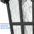 Exterior Porch Wall Light Fixture Black Wall Lantern Outdoor