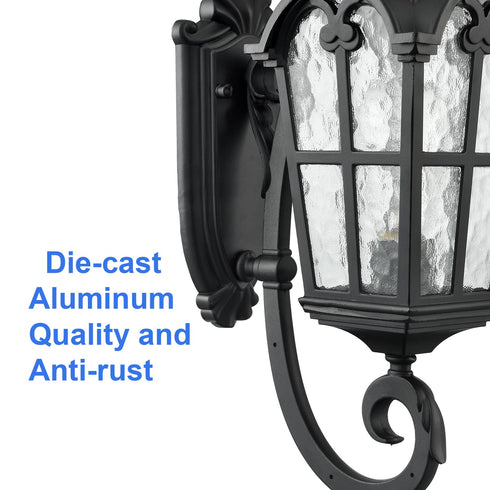 Exterior Porch Wall Light Fixture Black Wall Lantern Outdoor