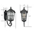 Exterior Porch Wall Light Fixture Black Wall Lantern Outdoor