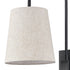 Fabric Shade Plug in Wall Lights 2 Pack Black Wall Lamps