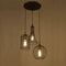 Farmhouse 3-Light Chandelier Hanging Caged Cluster Pendant