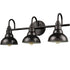 Farmhouse Bath Vanity Wall Light 3-Light Barn Sconce Oil Rubbed Bronze