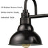 Farmhouse Bath Vanity Wall Light 3-Light Barn Sconce Oil Rubbed Bronze