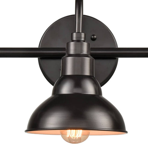 Farmhouse Bath Vanity Wall Light 3-Light Barn Sconce Oil Rubbed Bronze