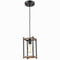 Farmhouse Black Metal Wire Cage Hanging Pendant Light Fixtures for Kitchen