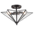 Farmhouse Ceiling Light Black Flush Mount Light Fixtures Glass Ceiling
