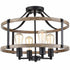 Farmhouse Ceiling Light Fixtures Ceiling Semi Flush Mount Chandelier