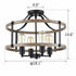 Farmhouse Ceiling Light Fixtures Ceiling Semi Flush Mount Chandelier