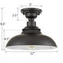 Piaggio Farmhouse Ceiling Light Semi Flush Ceiling Lighting 1-Light